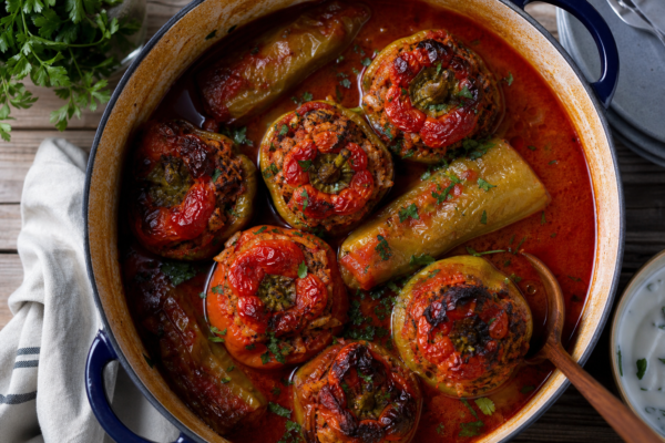Cum să faci ardei umpluți fragezi, cu carne și orez